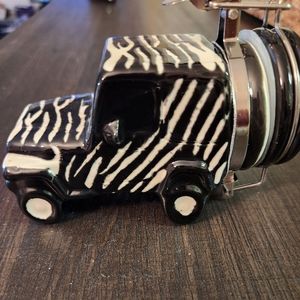 White jeep zebra used for any spices. New in box